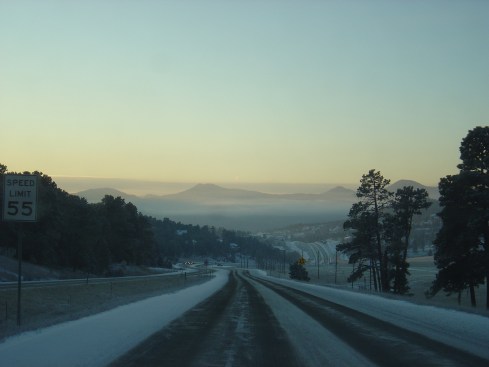 All least the drive into Evergreen was beautiful.