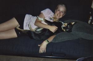 Cuddling on the couch